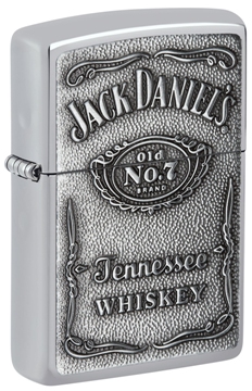 Зажигалка Zippo 250JD.427 Jack Daniels с покрытием Classic High Polish Chrome